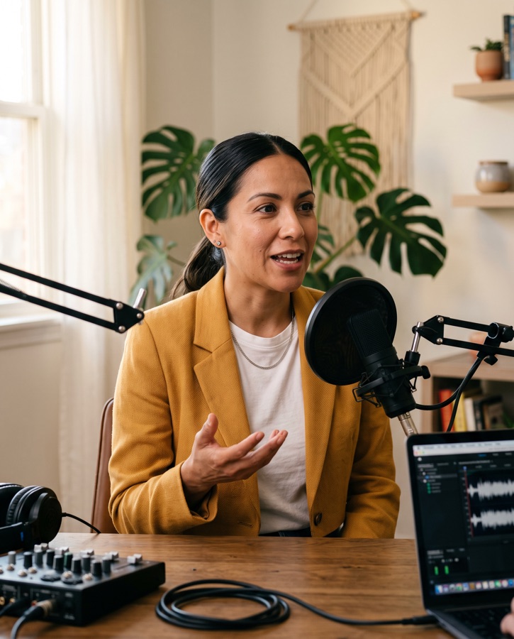 A studio set you can record against