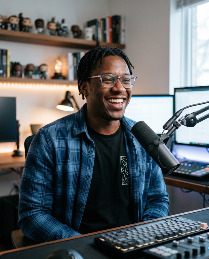 A studio set you can record against